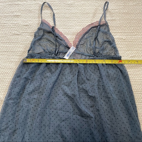 NWOT Gap Body Blue Sheer Baby Doll Sleepwear Size S/P - Picture 4 of 5